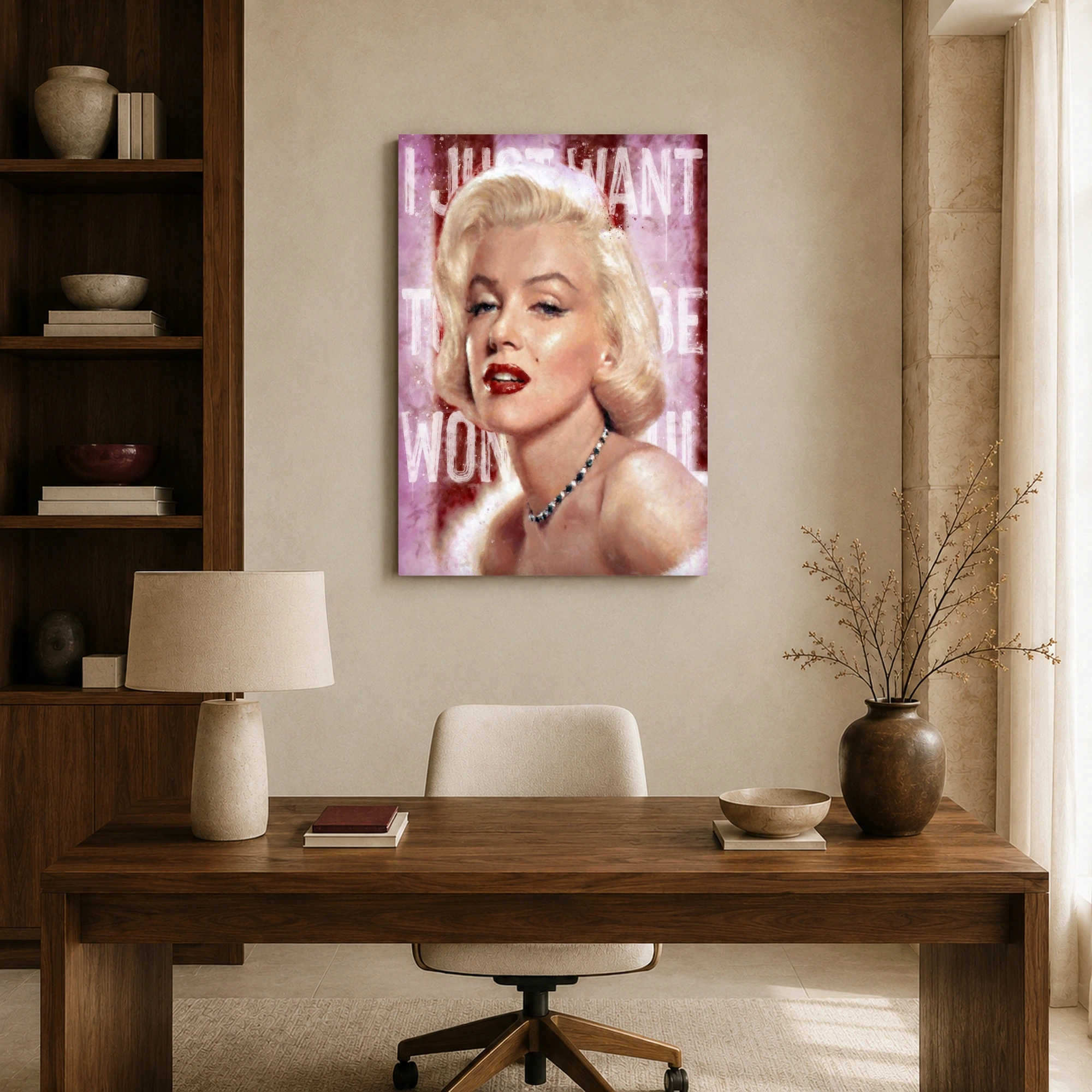 Marilyn Monroe Iconic Pop Art Canvas Print, view 8