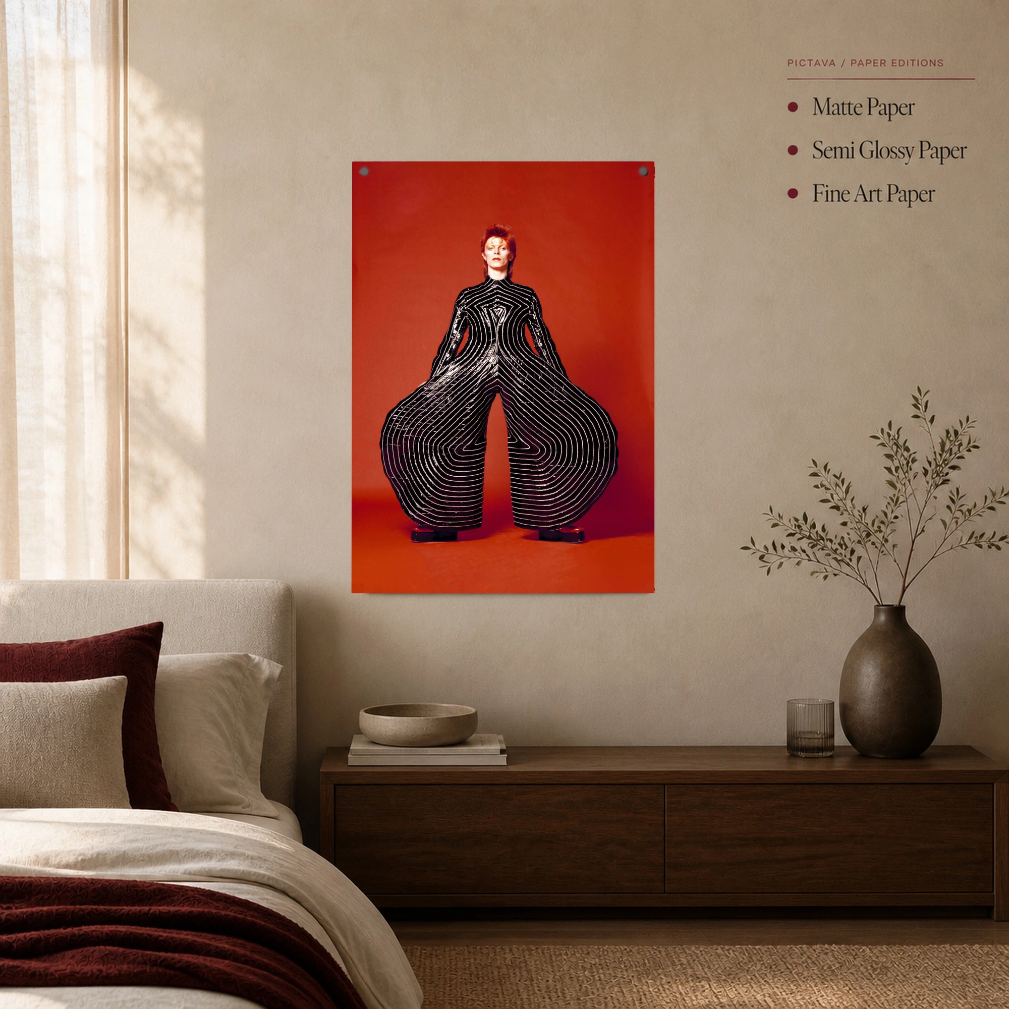 David Bowie Kansai Yamamoto Suit Wall Art Print, view 5