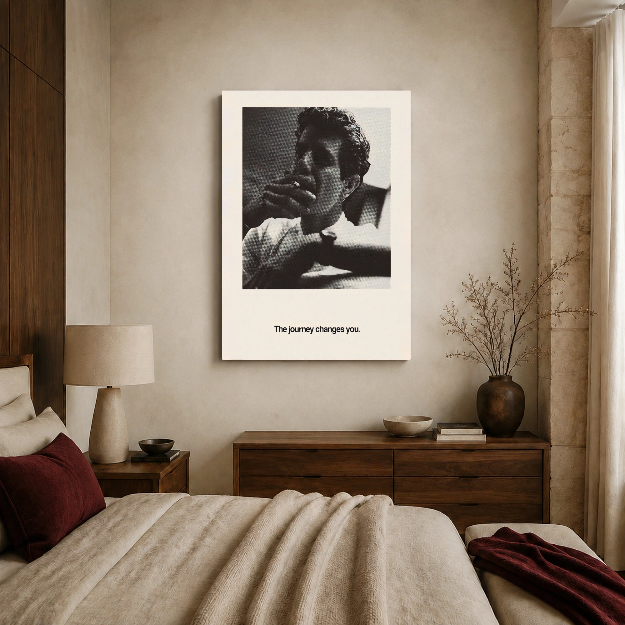 Anthony Bourdain The Journey Changes You Wall Art Print, view 6