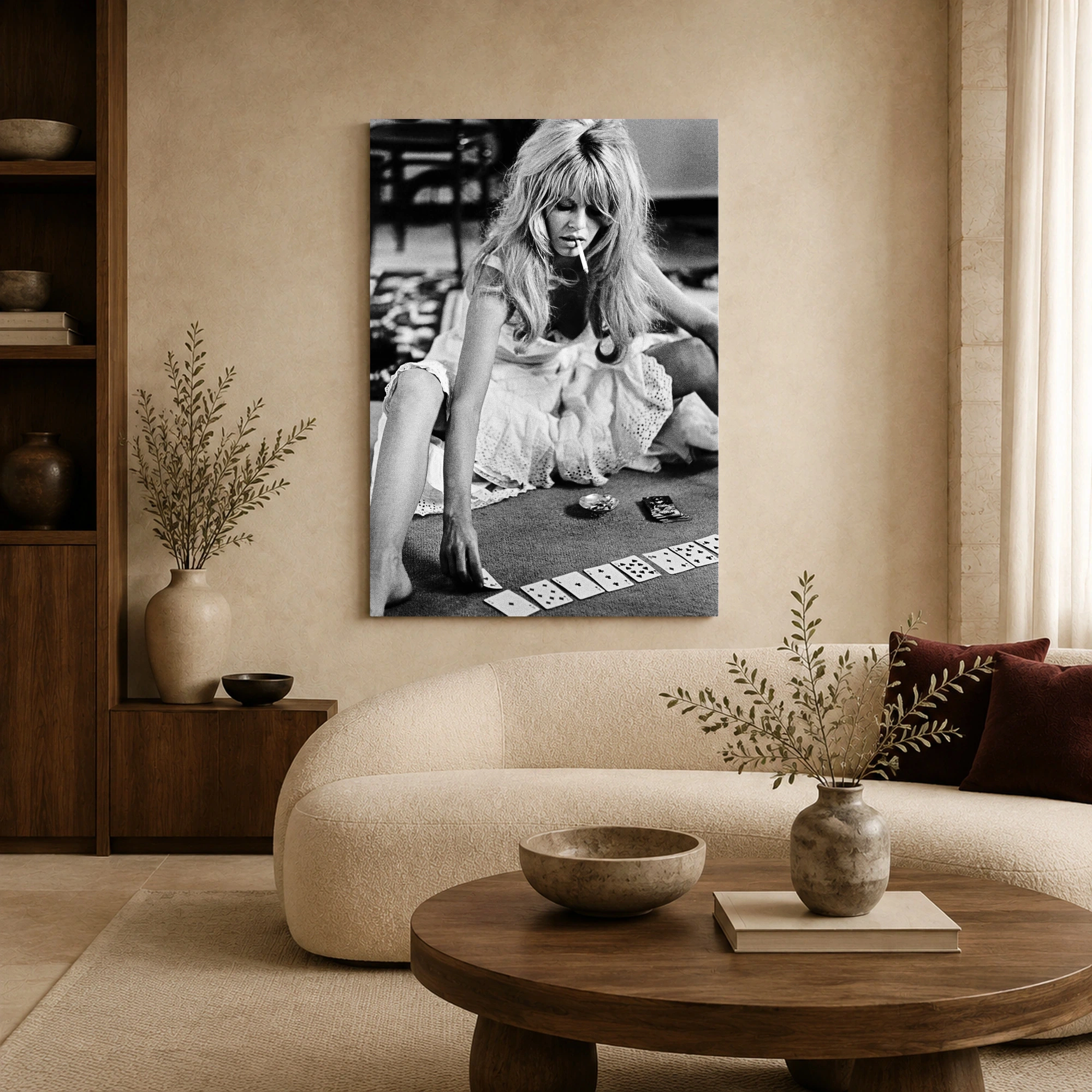 Brigitte Bardot Vintage Playing Cards Print, view 5
