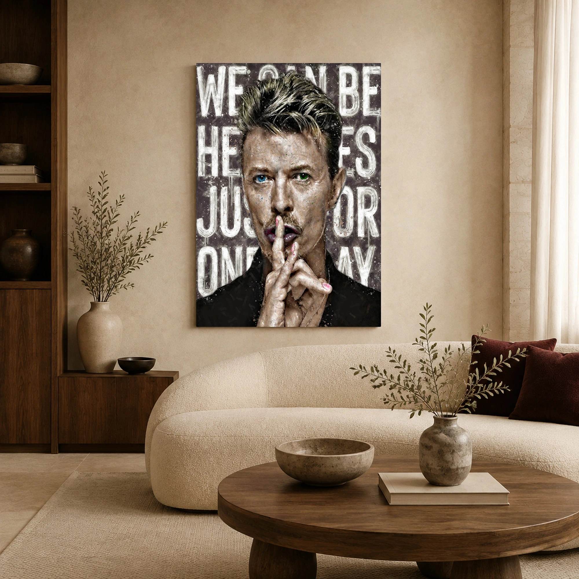 David Bowie We Can Be Heroes Wall Art, view 5