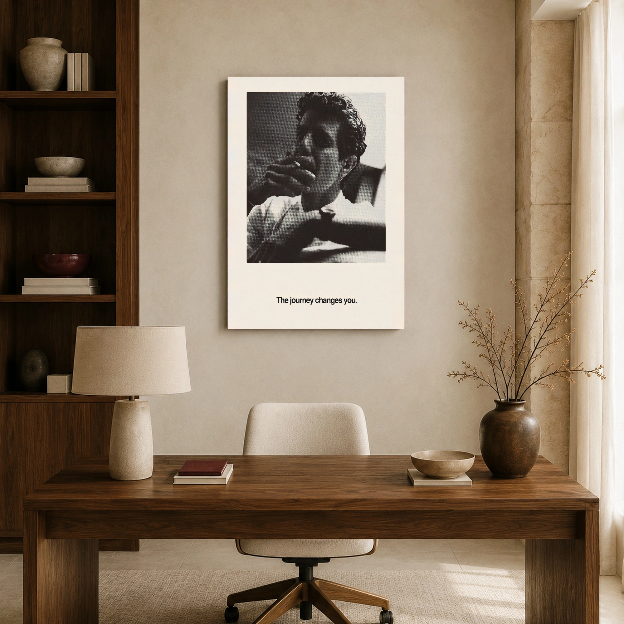 Anthony Bourdain The Journey Changes You Wall Art Print, view 8