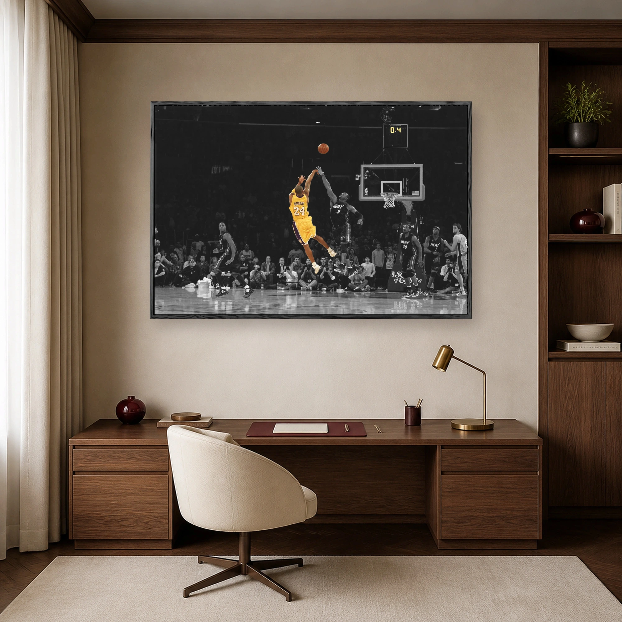 Kobe Bryant Legend Basketball Canvas Art Print, view 7