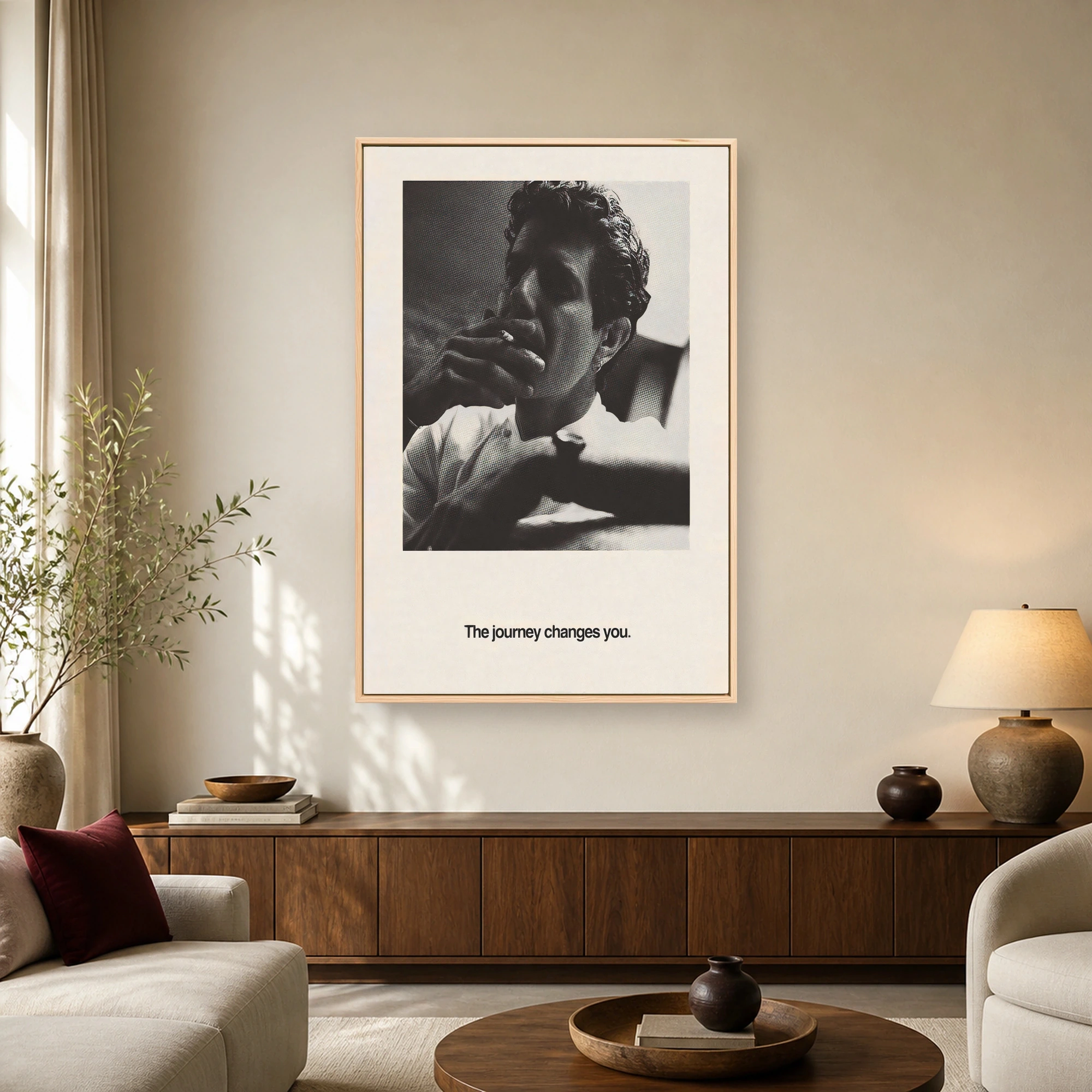Anthony Bourdain The Journey Changes You Wall Art Print, view 2